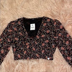Paisley Crop Top